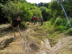 Fen raking at Potter’s Fen by Norfolk Conservation Corps (0588)