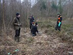 Coppicing at Swanton Novers by Norfolk Conservation Corps