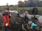 Tea-break on the islands at Pensthorpe